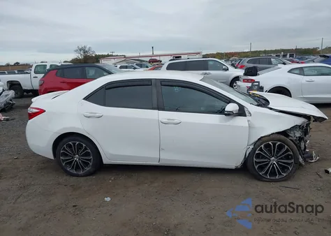 2014 Toyota Corolla S Plus z USA, uszkodzony, nr VIN 2T1BURHE1EC014875